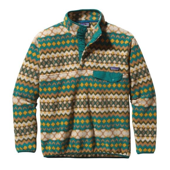 Patagonia Men’s Synchilla Snap-T Pullover size L Cliff Arbor Green - Picture 1 of 11